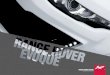 Range RoveR evoque - Kahn Felgen Deutschland · From the start, we identified that the Range Rover Evoque was going to be as important and influential to A. Kahn Design as it has