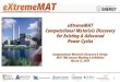 eXtremeMAT Computational Materials Discovery for Existing ... · 10.04.2019  · 2019 TMS Annual Meeting & Exhibition March 12, 2019. Accelerating the Development of Extreme Environment