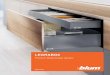 LEGRABOX · Contents LEGRABOX 4 Testing Standards 5 Fascinating Technology 6 Design and Features 8 Using The Catalog 9 Drawer Assembly and Removal 10 Easy Adjustment and OPC 11 Program