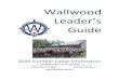 Wallwood - Home - Suwannee River Area Council€¦ · Wallwood Leader’s Guide 2020 Summer Camp Information Suwannee River Area Council, BSA 2032 Thomasville Road O: 850 576-4146