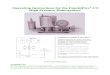 Operating Instructions for the EmulsiFlex -C5 High ... · 3 1.5 The regulator (6) is not a high pressure regulator; the hose assembly should not be attached to incoming gas with a