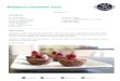 Raspberry Cinnamon Tarts€¦ · Cinnamon Pastry ½ cup of chopped dates ½ cup of almond meal 2 tbsp of cinnamon ½ tsp of nutmeg 1 tbsp of filtered water Pinch of salt Raspberry