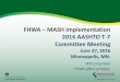 FHWA – MASH Implementation 2016 AASHTO T-7 Committee …sp.bridges.transportation.org/Documents/2016 PRESENTATIONS SCOB… · Crash tested article details in DOT Standard Crash