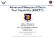 96TW Advanced Weapons Effects Test Capability (AWETC)itea.org/images/pdf/conferences/2015_TIW/Proceedings/Musteric
