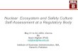 Nuclear Ecosystem and Safety Culture Self-Assessment at a ... Afghan_Pa¢  Nasir Afghan (PhD) nafghan@iba.edu.pk
