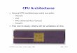 CPU Architecturessengels/csc258/lectures/M68k_1up.pdf · CSC258 Lecture Slides © Steve Engels, 2006 Slide 1 of 38 CPU Architectures • Several CPU architectures exist currently: