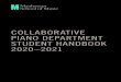 COLLABORATIVE PIANO DEPARTMENT STUDENT HANDBOOK …€¦ · With best wishes for your success, John Forconi Collaborative Piano Department Chair. 5 INTRODUCTION TO THE COLLABORATIVE