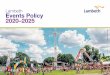Lambeth Events Policy 2020–2025€¦ · Lambeth Events Policy 2020–2025 101567 (4.20) Photo: Courtesy of Mighty Hoopla