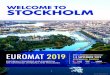 WELCOME TO STOCKHOLM - EUROMAT · Johan Moverare Linköping University, Sweden Albano Cavaleiro University of Coimbra, Portugal Eric Le Bourhis Institut P, Poitiers University, France