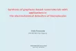 Synthesis of graphene-based nanomaterials with ...€¦ · Synthesis of graphene-based nanomaterials with ... May 2019- Alessandria. TOPICS 1. Graphene synthesis 2. Electrochemical