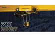 HOIST - IRRSA€¦ · Rope Reeving. ZX8 INTRODUCTION. ZX8 HOIST. The ZX8 Model is generally available with 4 gearbox ratio’s, up to 4 drum lengths & 5 different reeving arrangements