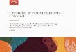 docs.oracle.com€¦ · Oracle Procurement Cloud Creating and Administering Analytics and Reports for Procurement Contents Preface i 1 Overview 1 About This Guide