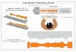 THE WOOD TURNING LATHE - DESIGN AND TECHNOLOGY · 2016. 9. 18. · PLAN VIEW FOR MORE INFORMATION: equipex1.htm THE WOOD TURNING LATHE USING A TEMPLATE TO TURN A SHAPE ACCURATELY