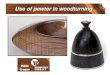 Use of pewter in wood turning - Woodcraft Guild ACT · Excess wood turned away Completed work Lidded box Title Use of pewter in wood turning Author robinandjill@bigblue.net.au Created