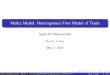 Melitz Model: Heterogenous Firm Model of Tradegsme.sharif.edu/.../Files/specialtopics/Files/Melitz.pdf · 2014. 5. 7.  · Seyed Ali Madanizadeh (Sharif U. of Tech.) Melitz Model: