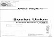 Soviet Union · 2011. 10. 11. · Soviet Union FOREIGN MILITARY REVIEW No 1, January 1988 JPRS-UFM-88-006 CONTENTS 12 MAY 1988 [The following is a translation of the Russian-language