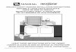 HIGH-EFFICIENCY WASHER INSTALLATION INSTRUCTIONS …MACHINE À LAVER HAUTE EFFICACITÉ ... level a machine, the top cover and the front panel must be securely fastened. A carpenter’s