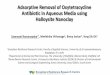 Adsorptive Removal of OXYTETRACYCLINE ANTIBIOTIC IN …adelaide2019.cleanupconference.com/wp-content/uploads/... · 2019. 9. 17. · • Residuals are releasing to the environment