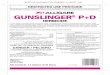 GUNSLINGER P+D Alligare GUNSLINGER P+D Herbicide is a water soluble liquid product containing picloram and 2,4-D . Use Alligare GUNSLINGER P+D Herbicide in permanent grass pastures