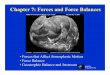 Chapter 7: Forces and Force Balances -  · 2019. 2. 8. · are the pressure gradient force, the gravitational force, and friction. These are the fundamental forces. • For a coordinate
