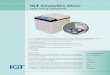 IGT SimplyMix Mixer A4... · 2020. 9. 23. · IGT SimplyMix Mixer Time saving equipment Agent snijlijn europa Comparison Application Specifications IGT Testing Systems KK 1229-1,