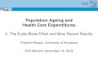 Population Ageing and Health Care Expenditures · The „Eubie Blake Effect“: (aka “Mickey Mantle Effect”) HCE increase in life expectancy because doctors find treatment more