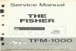 The Fisher Console and Fisher Audio Website console manuals/fisher tfm1000...'APE PHONES PHONES LEVEL SOLID-STATE O 000 ON 1000 TUNING STEREO MODE SELECTOR MUTING THRESHOLD OFF POWER