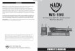 WS16U manual booklet€¦ · a. Make sure all guitar volume and tone pots are clean and all contacts are solid as this is very important. b. A 47pf capacitor soldered across the hot