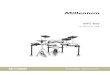 MPS-850 e-drum set · e-drum set 12. Assembling the Hi-hat stand Assemble the hi-hat stand as shown below. To attach the hi-hat controller and hi-hat to the hi-hat stand, complete