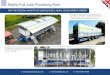 Mobile Fruit Juice Processing Plant - Agri4Africa · Mobile Fruit Juice Processing Plant . FOR THE FEDERAL MINISTRY OF AGRICULTURE & RURAL DEVELOPMENT, NIGERIA. Designed for easy,