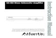 SA-180 Mono Subwoofer Amplifier - Atlantic Technology · Instruction Manual SA-180 Mono Subwoofer Amplifier This manual covers installation and operation of SA-180 Mono Sub-woofer