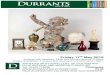 17th May A&FA - Durrants Auctions...Experienced valuers throughout the group Verbal advice or comprehensive reports Professional and confidential service Specialist valuations of furniture,