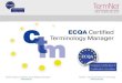 ECQA- European Certification and Qualification Association ... · UNIT 1 Professional Terminology Management UNIT 2 Terminology Tools and Technology UNIT 3 Terminology Strategies