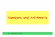 Numbers and Arithmetic · Dr. Shadrokh Samavi 5 Course Learning Objectives 1. explain the relative merits of number systems used by arithmetic circuits including both fixed- and floating-point