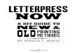 Letterpress now : a DIY guide to new & old printing · PDF file Letterpress now : a DIY guide to new & old printing methods Subject: Asheville, Lark Crafts, 2012 Keywords: Signatur