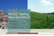 NMOC Testing How and Why? - MWCC...•Arid climate •Elevation 5,150 ft MSL • Closed balefill •107 acres (264 hectares) •Maximum 50 samples required •Geocomposite final cover