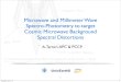 Microwave and Millimeter Wave Spectro-Photometry to target ... · 3. calibration requirements vs science case 4. artiﬁcial calibrator + antenna system Concept study? Subsystems?