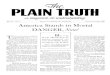The Plain Truth - Herbert W. Armstrongherbert-w-armstrong.com/magazines/plain_truth/Plain Truth...OWN STATEMENTS. The "Communist Manifesto" is, in effect, the Communist Bible. On page