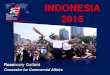 APBO Conference | APBO Conference 2018 - INDONESIA 2015...Key Economic Indicators GDP growth averaging above 5.0% Debt/GDP reduced from 86% (‘00) to 22% (‘13) Stable inflation,