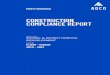 CONSTRUCTION COMPLIANCE REPORT€¦ · Appendix A – BCA Crown Certificate #1 and BCA Crown Certificate #2 (Main Works) ... services, piling, ground floor slab and super-structure