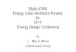 State of MN Energy Code Ventilation Review for 2017 Energy ... · MN ENERGY CODE SECTION R 403, CODE VIOLATION ISSUES Why dampering to the outside is important IF DAMPERS ARE NOT