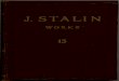 New J. Stalin Works, Vol. 13 - ML-Theory · 2017. 6. 11. · J. V. Stalin shows that the fulfilment of the First Five-Year Plan in four years is of the utmost international significance