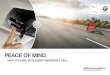 PEACE OF MIND. - bmw.cc · Manual activation using the emergency call button. Automatic activation as soon as crash sensors or airbags are triggered. Automatic transfer of all data