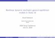 Nonlinear dynamic stochastic general equilibrium models in ...fmDavid Schenck Senior Econometrician Stata 2020 Stata Conference July 31, 2020 Schenck (Stata) Nonlinear DSGE July 31,