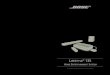 L 135 - Bose€¦ · 6 – English WELCOME Thank you Thank you for choosing a Bose® LIFESTYLE® 135 system for your home. This guide provides step-by-step instructions for setting