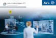 AVL PUMA Open 2™ brochure Puma Open 2.pdfAVL PUMA Open 2 enables test runs and parameter sets to be prepared in the office, together with the administration of projects, results