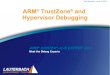 ARM TrustZone and Hypervisor Debugging - Lauterbach · See debugger_arm.pdf, chapter “Access Classes ... Demo application running on Cortex-A7 ... rudolf.dienstbeck@lauterbach.com