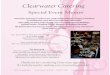 Clearwater Catering Event Catering Menu.pdfSpecial Event Menus learwater atering is a full-service, professional catering company committed to making your event both successful and