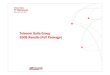 Telecom Italia Group 2009 Results (Full Package) · Telecom Italia S.p.A. undertakes no obligation to release publicly the results of any ... Strong reduction in Opex (over 1.5 bln