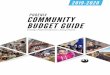 PHOENIX COMMUNITY BUDGET GUIDE · What types of taxes, fees and other revenue sources ﬂow to the City’s General Fund? How reliant is the City on state-shared revenue sources like